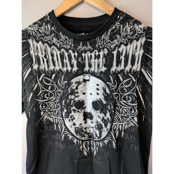 Friday The 13th Jason T Shirt Medium, horror, y2k affliction style grunge, goth - Picture 3 of 4
